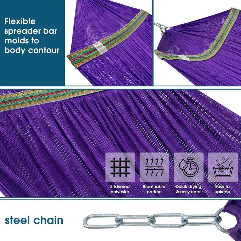 Tranquillo Original Collapsible Hammock with Stand for Ultimate Relaxation by Megsu