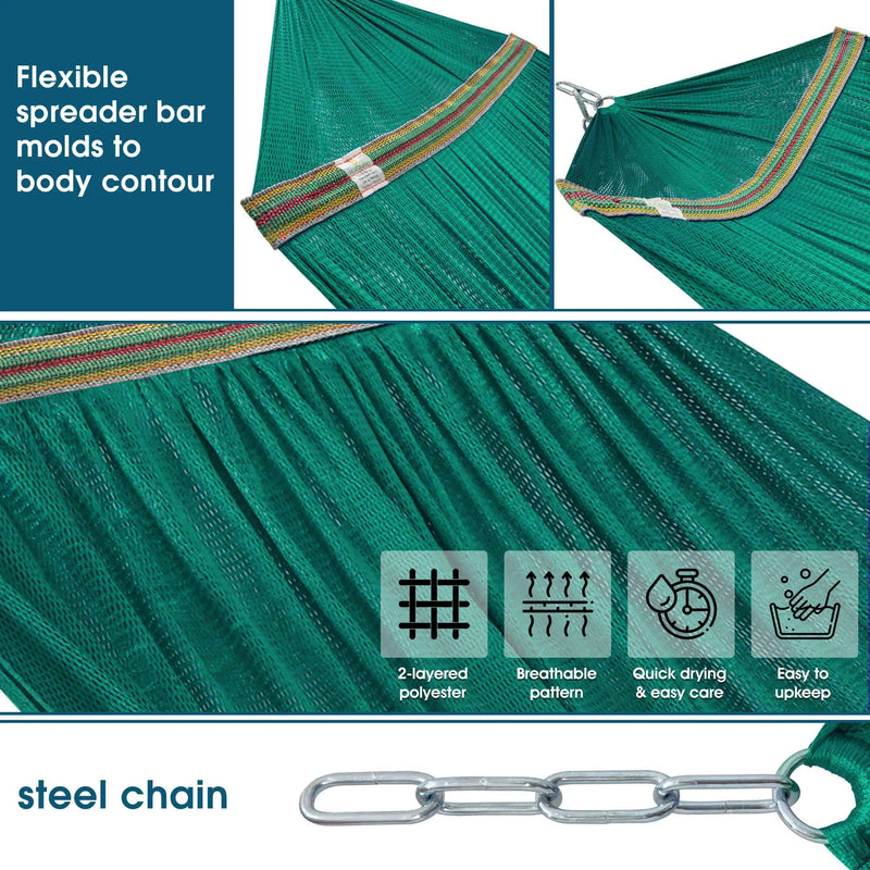 Tranquillo Original Collapsible Hammock with Stand for Ultimate Relaxation by Megsu