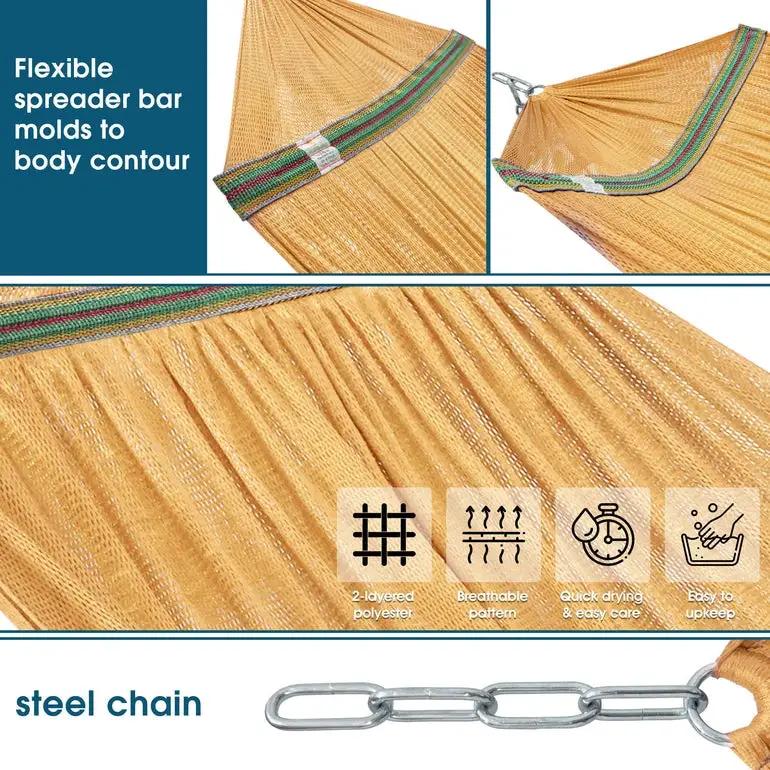 Tranquillo Original Collapsible Hammock with Stand for Ultimate Relaxation by Megsu