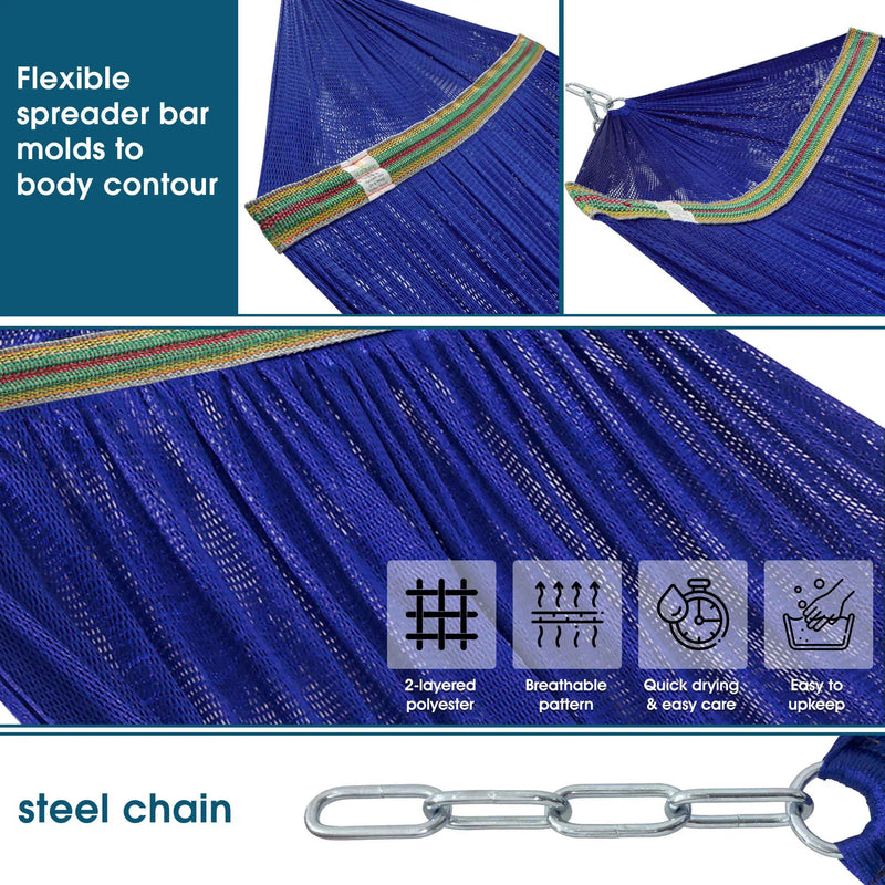 Tranquillo Original Collapsible Hammock with Stand for Ultimate Relaxation by Megsu