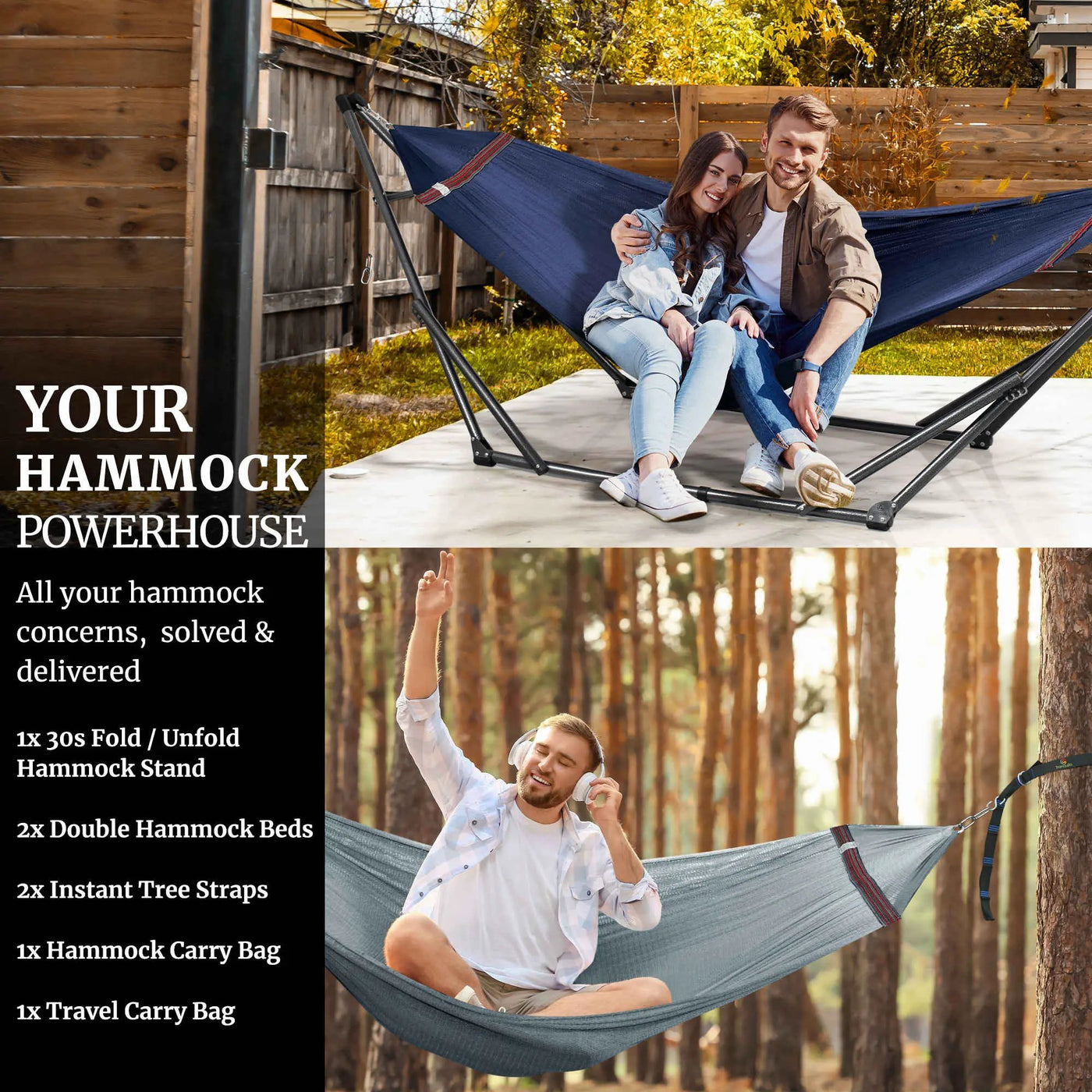 Comfort Set Original Hammock Stand by Megsu