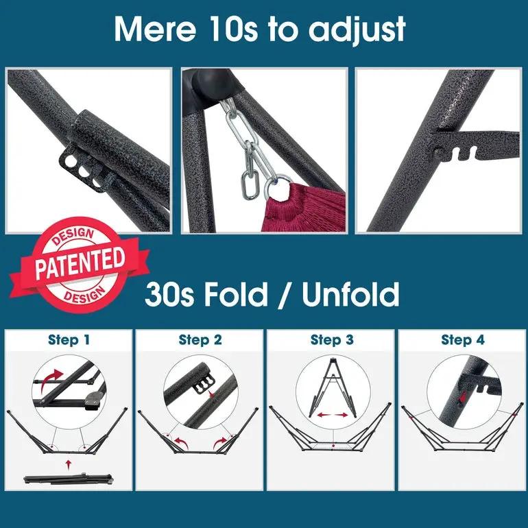 Original Collapsible Hammock with Stand by Megsu