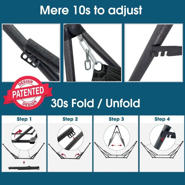 Original Collapsible Hammock with Stand by Megsu