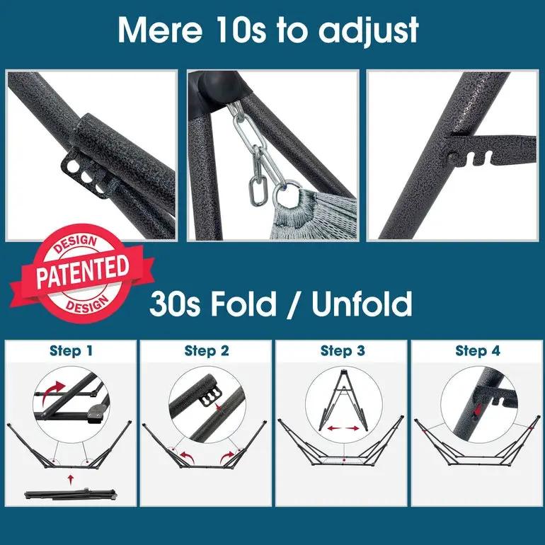 Original Collapsible Hammock with Stand by Megsu