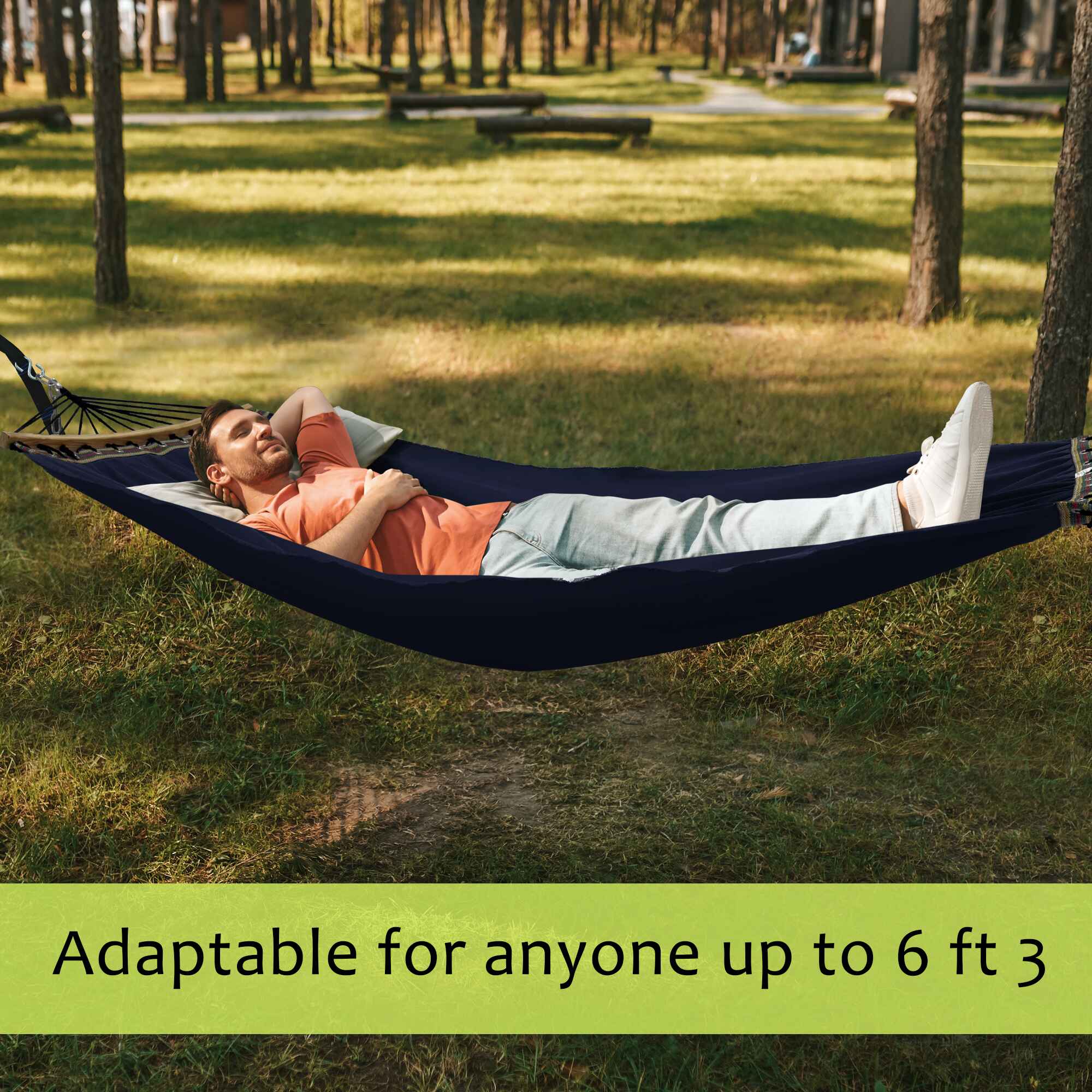 Tranquillo Universal Canvas Double Hammock for Ultimate Relaxation by Megsu