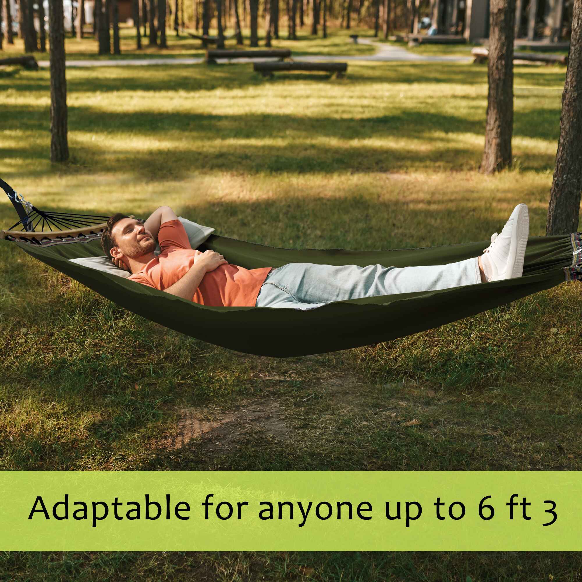 Tranquillo Universal Canvas Double Hammock for Ultimate Relaxation by Megsu