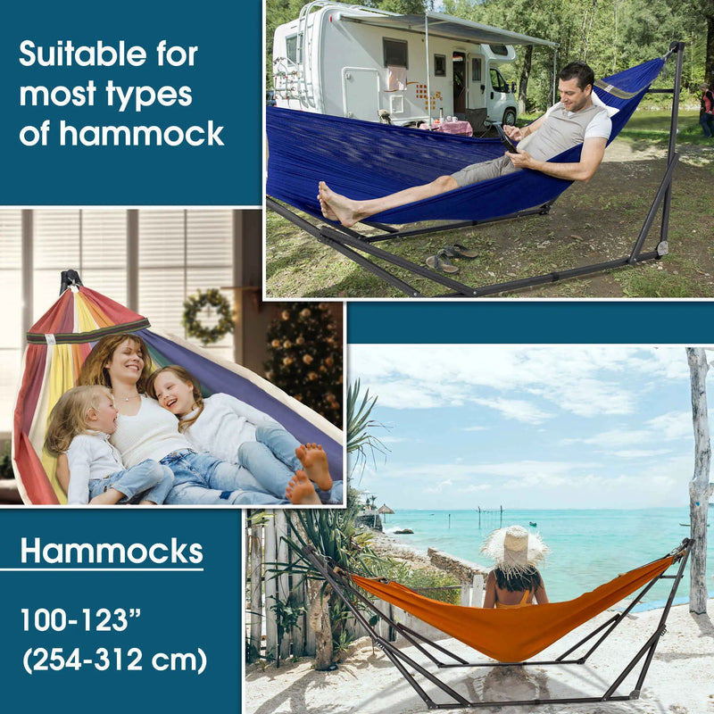 Tranquillo Original Collapsible Hammock with Stand for Ultimate Relaxation by Megsu