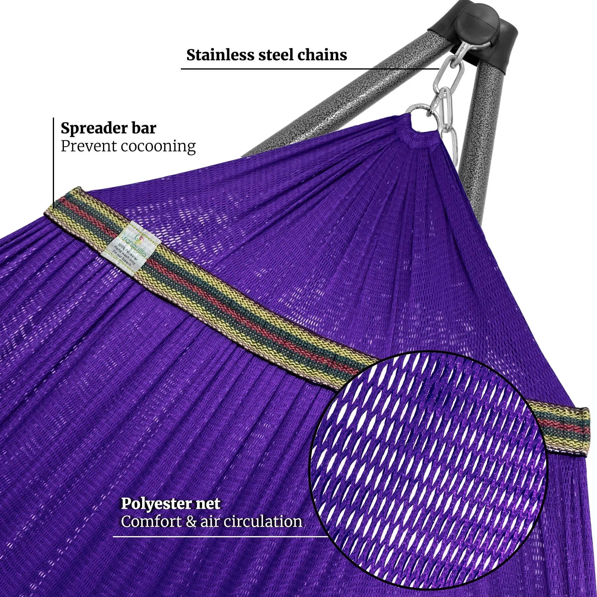 Tranquillo Comfort Set Original Hammock Stand for Ultimate Relaxation by Megsu