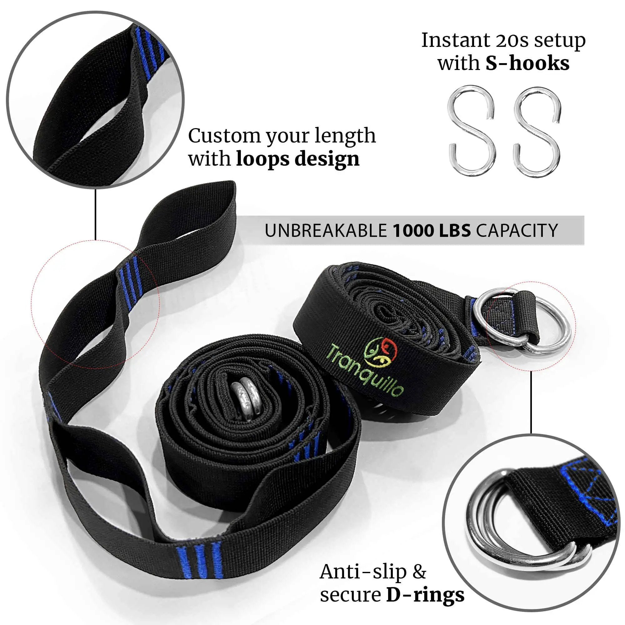 Tranquillo Comfort Set Original Hammock Stand for Ultimate Relaxation by Megsu