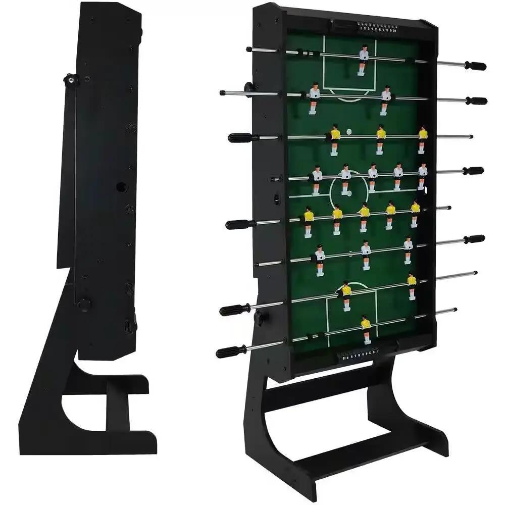 Black Foldable Space Saving 48-in. Foosball Table w/ Score Counters and 2 Balls by HomePacific