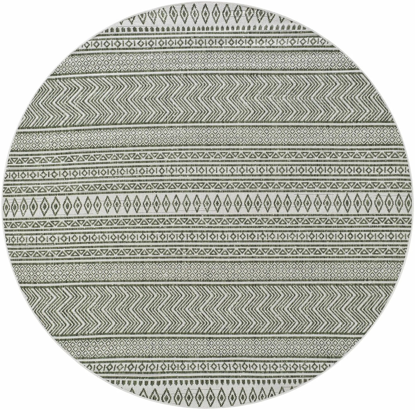 Madras Natural Gray Green All Over Performance Outdoor Area Rug by Boutique Rugs