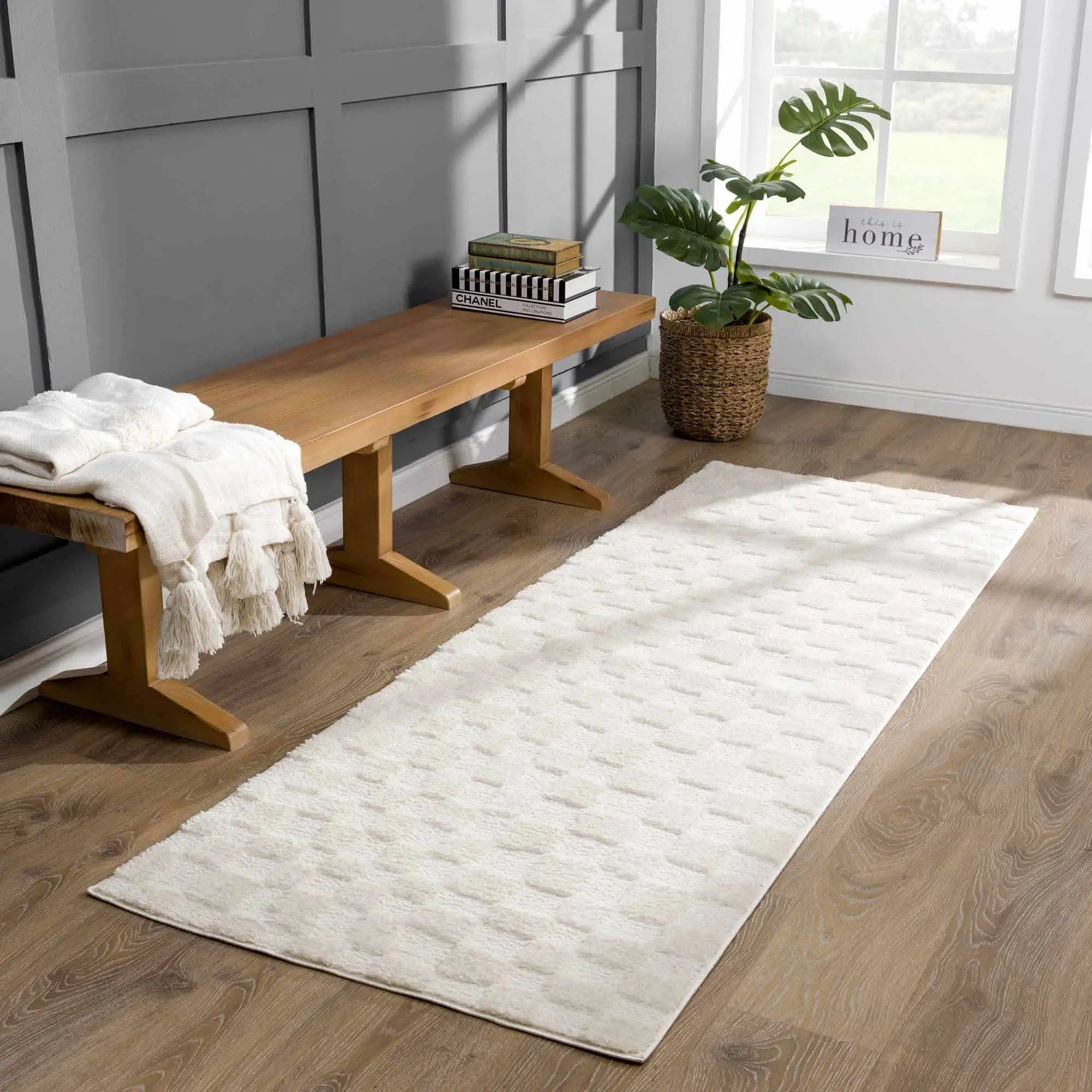 Keesa Checkered Area Rug by Boutique Rugs