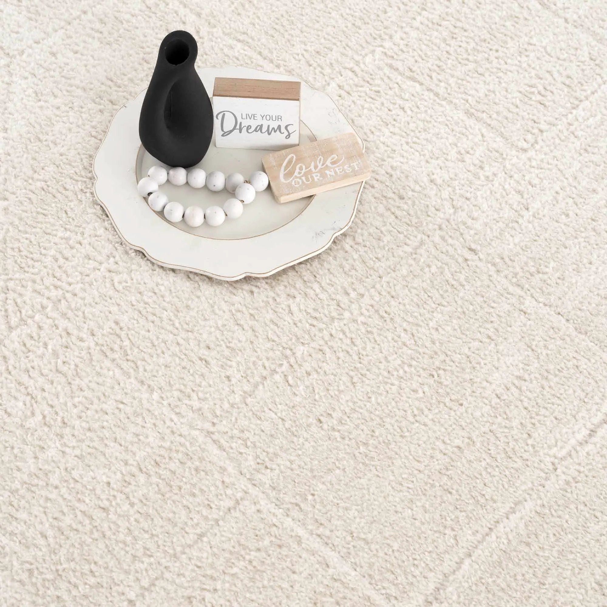 Keats Ivory Area Rug by Boutique Rugs