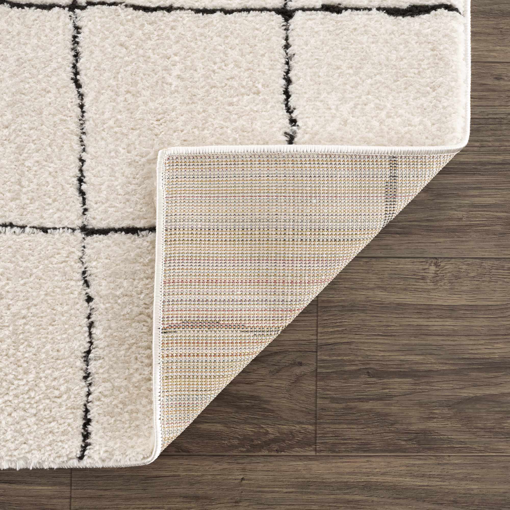 Keanu Black & White Area Rug - Clearance by Boutique Rugs