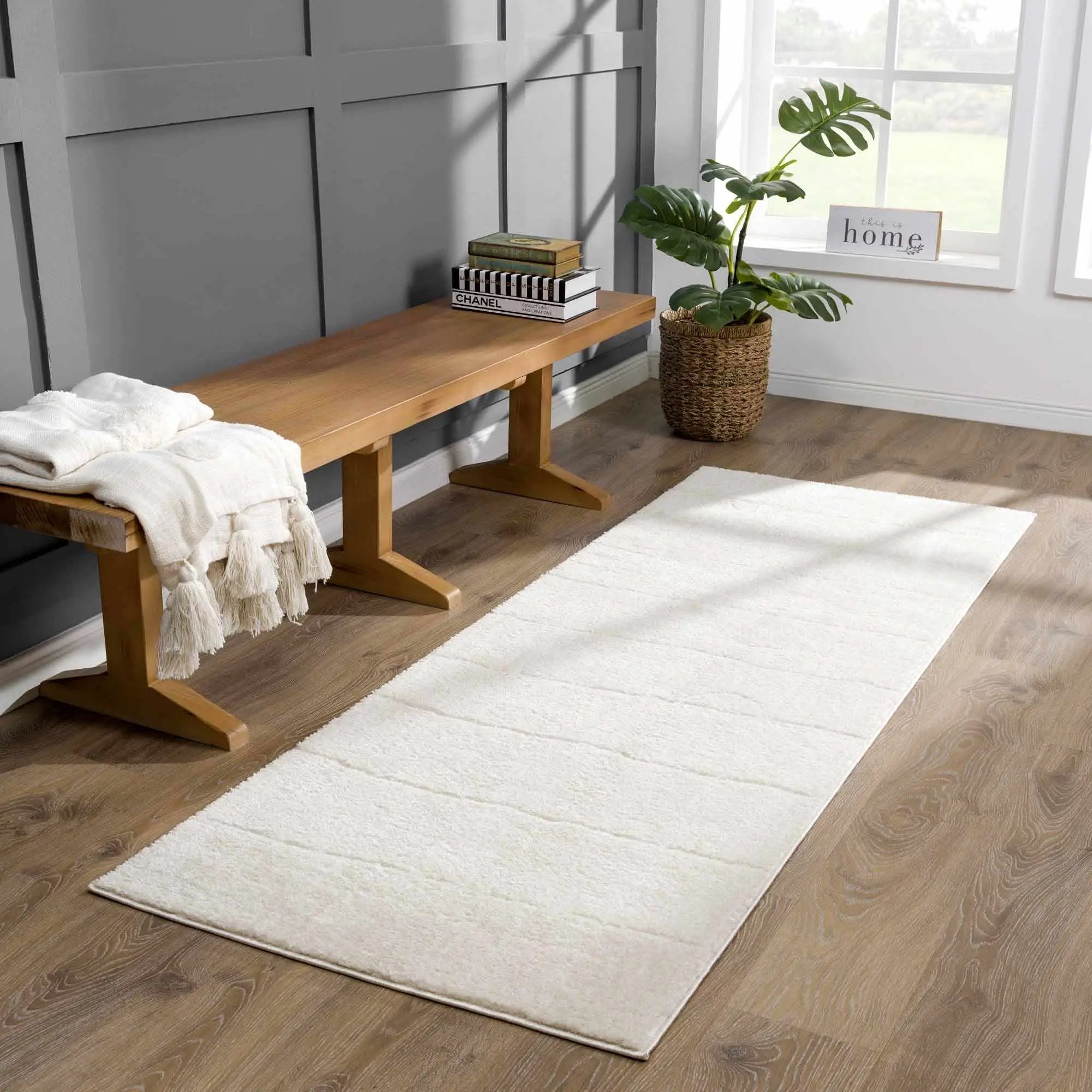 Keanu Ivory Area Rug by Boutique Rugs