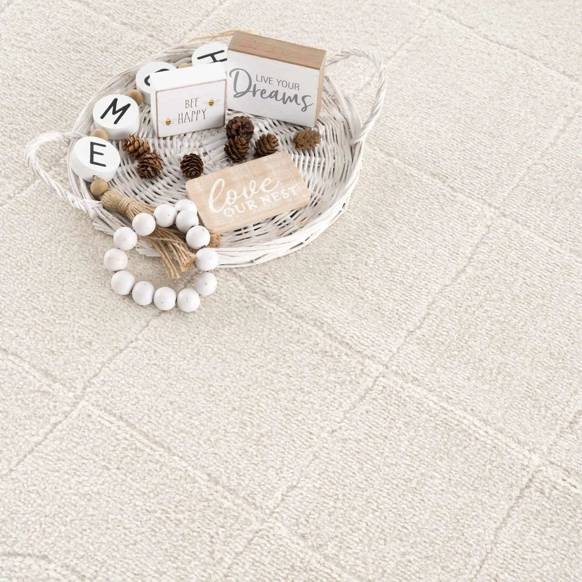 Keanu Ivory Area Rug by Boutique Rugs