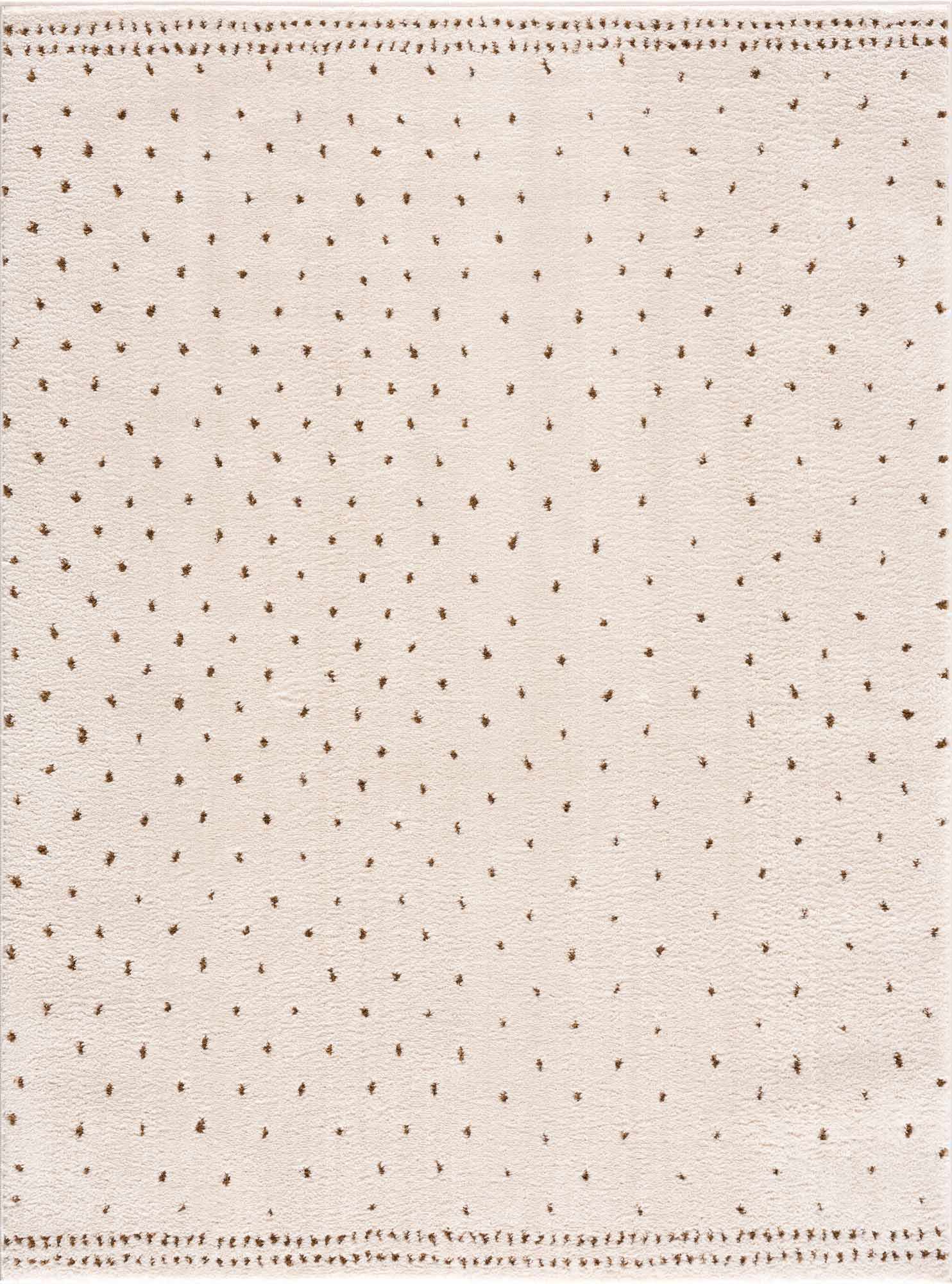 Julie Ivory & Brown Area Rug by Boutique Rugs