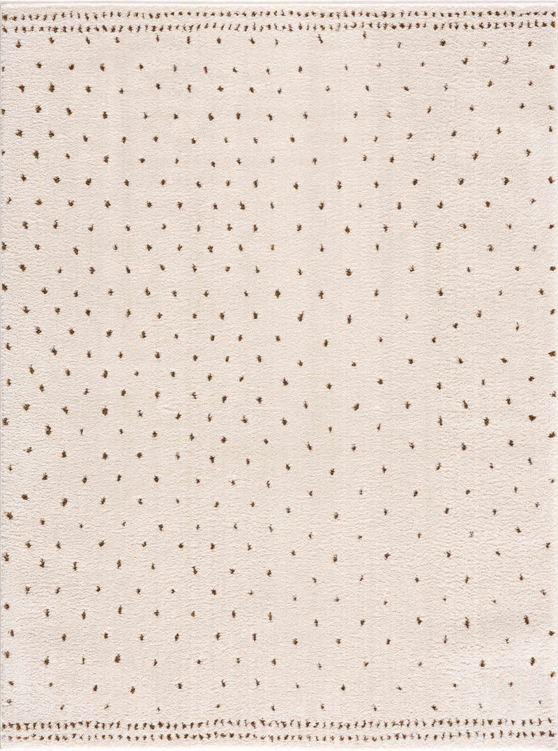Julie Ivory & Brown Area Rug by Boutique Rugs
