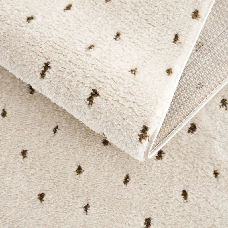Julie Ivory & Brown Area Rug by Boutique Rugs