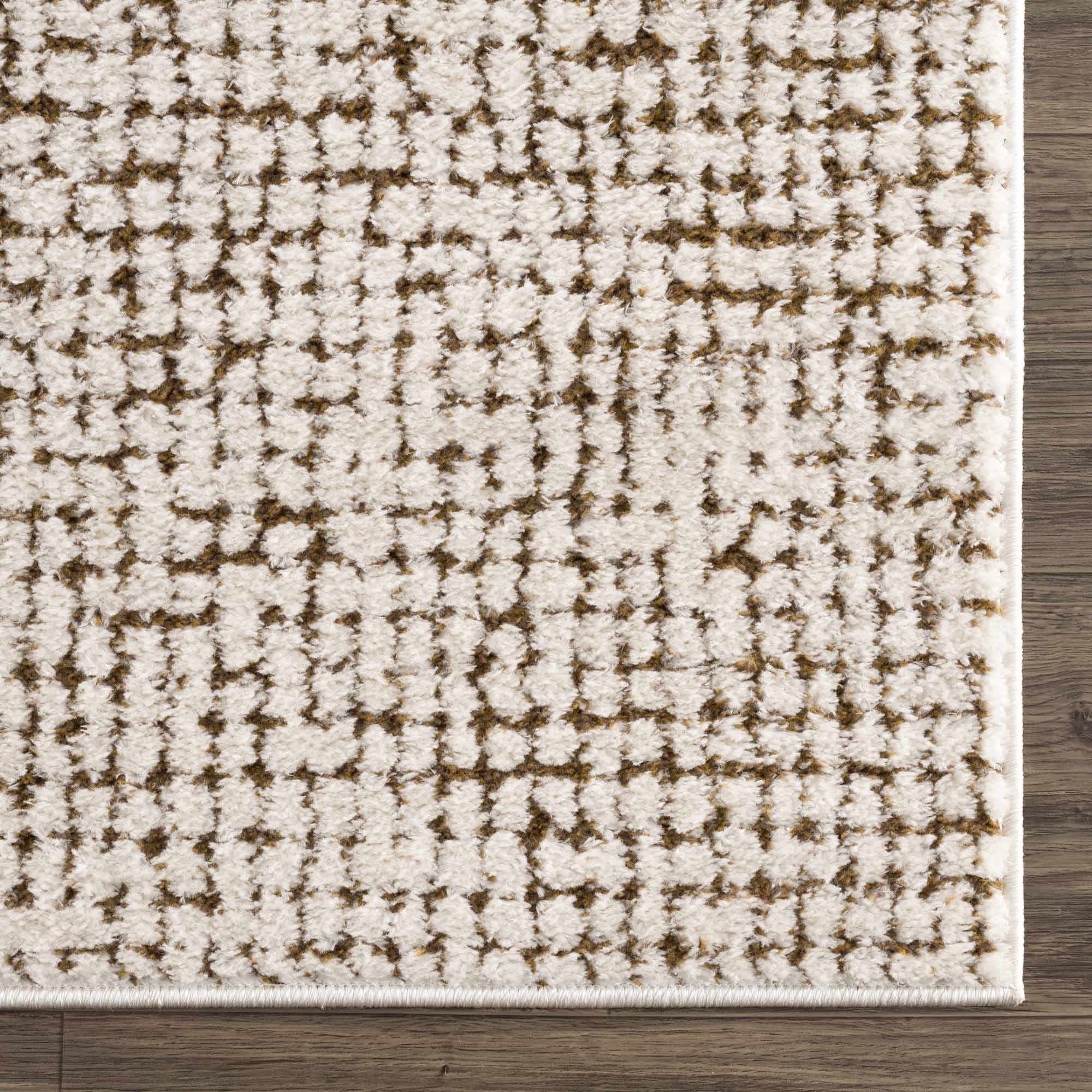 Keita Cream & Brown Area Rug by Boutique Rugs
