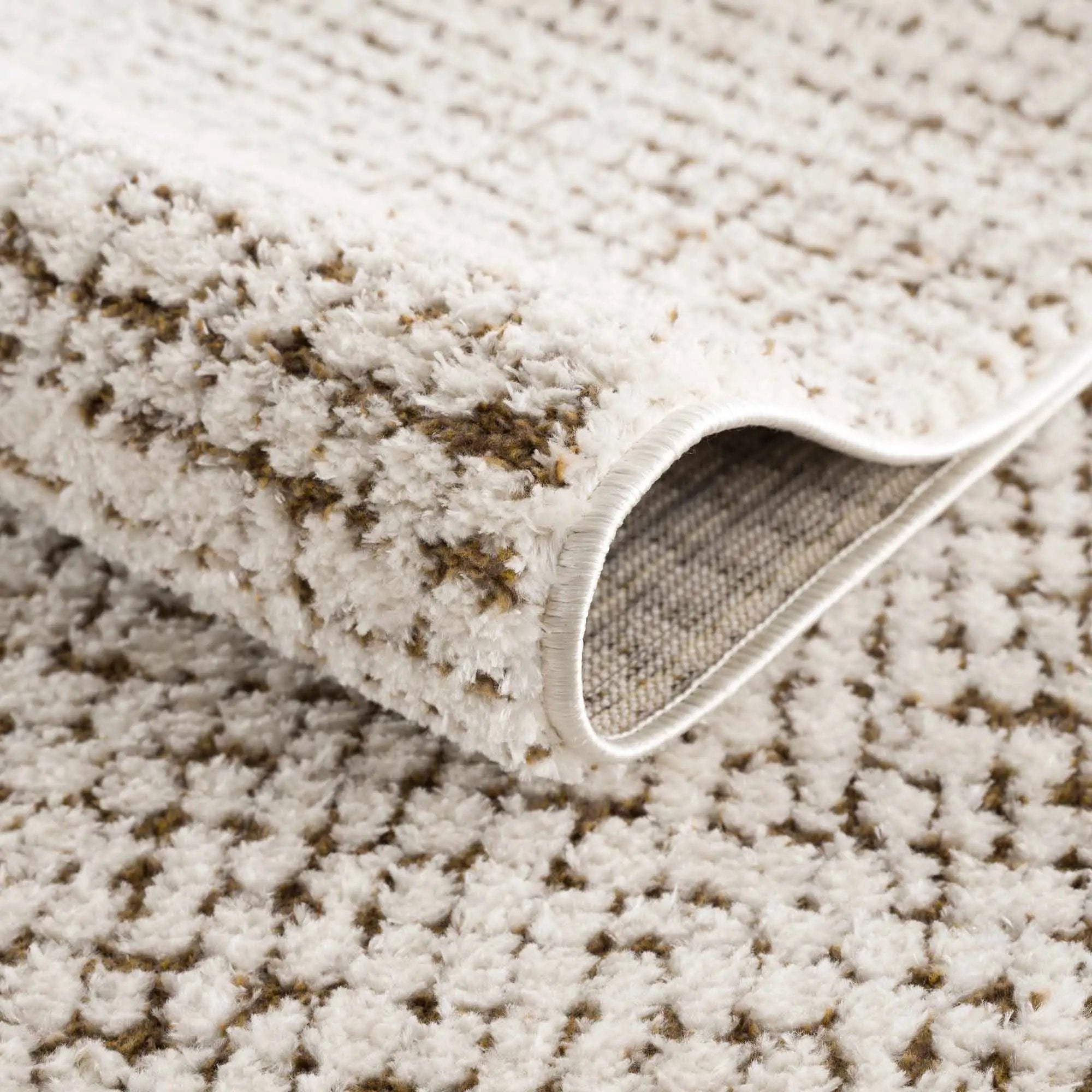 Keita Cream & Brown Area Rug by Boutique Rugs