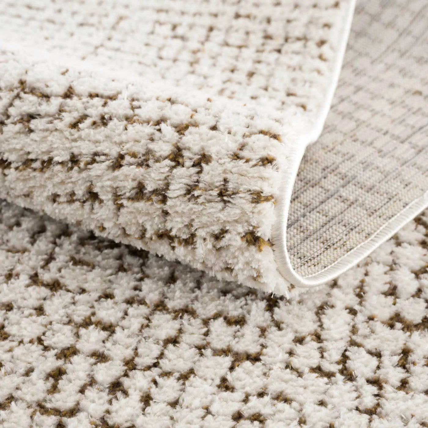Keita Cream & Brown Area Rug by Boutique Rugs