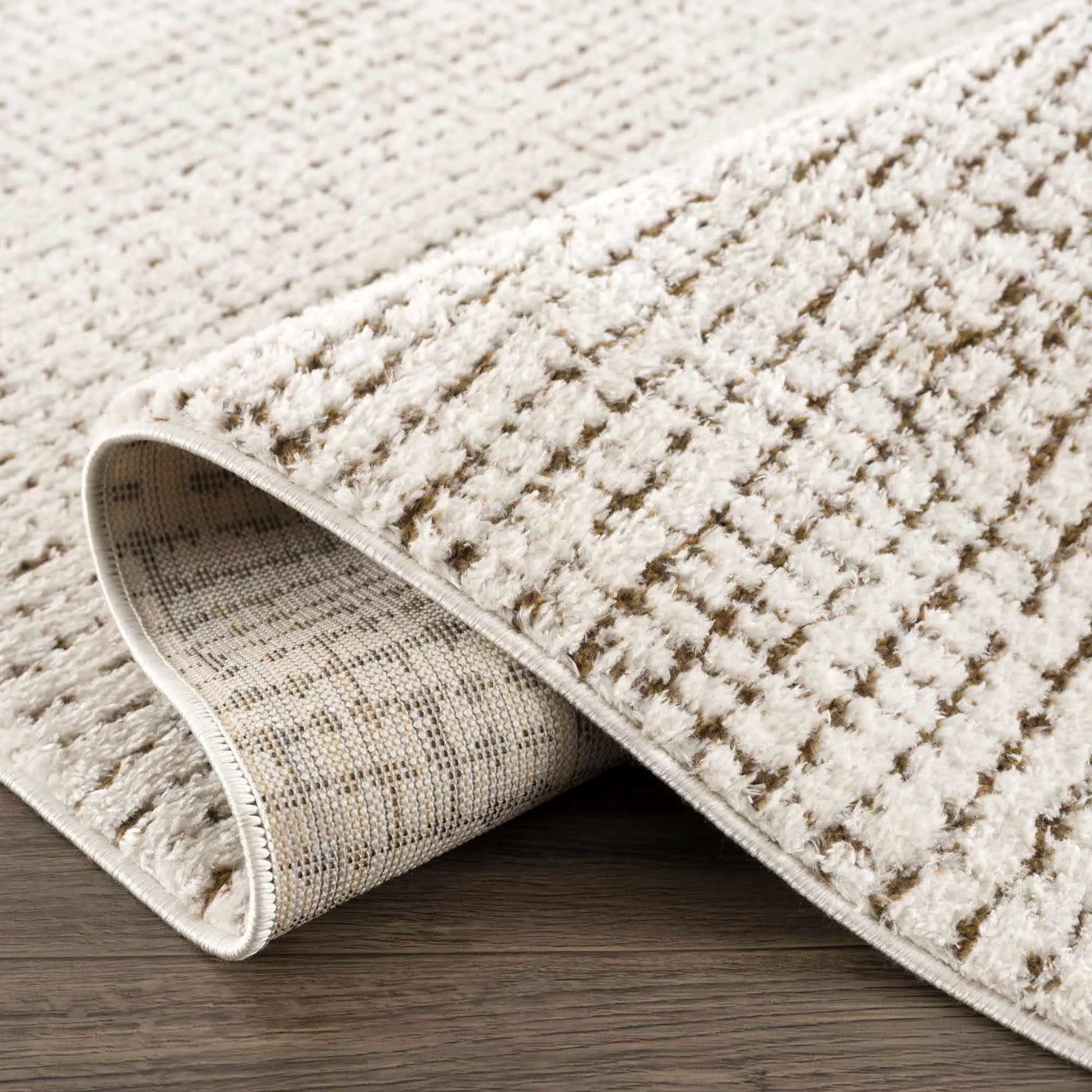 Keita Cream & Brown Area Rug by Boutique Rugs