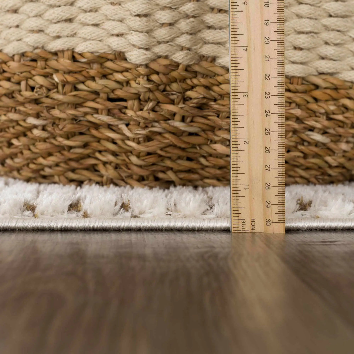 Keita Cream & Brown Area Rug by Boutique Rugs