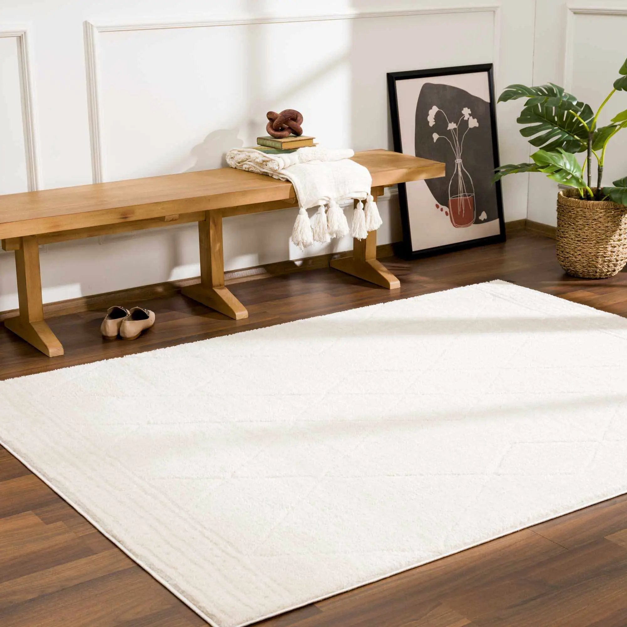 Keone Ivory Area Rug by Boutique Rugs