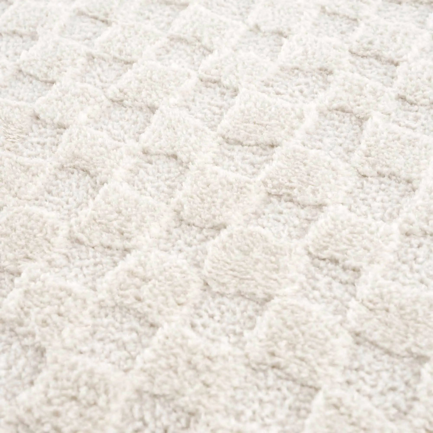 Leryn Ivory Checkered Area Rug by Boutique Rugs