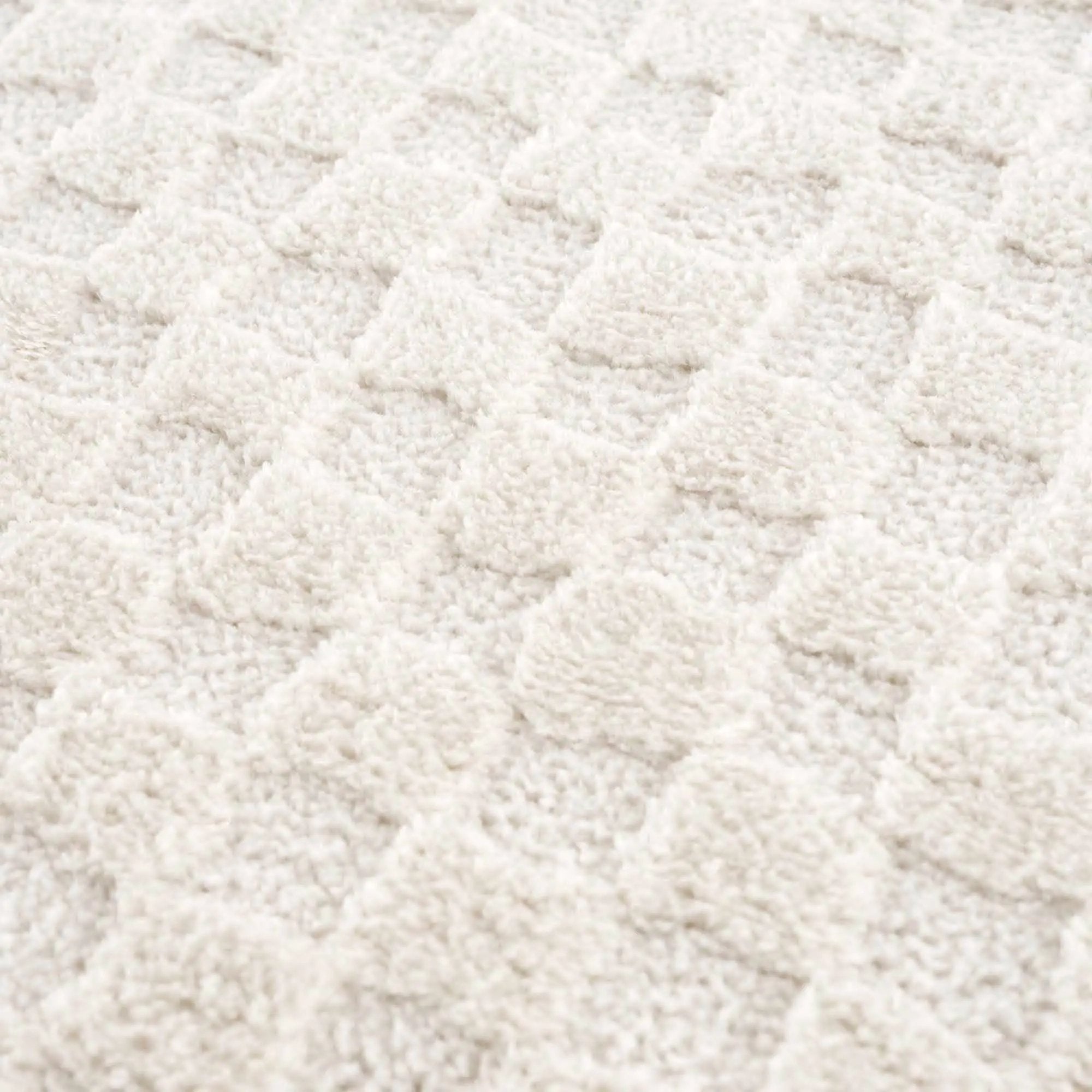 Leryn Ivory Checkered Area Rug by Boutique Rugs