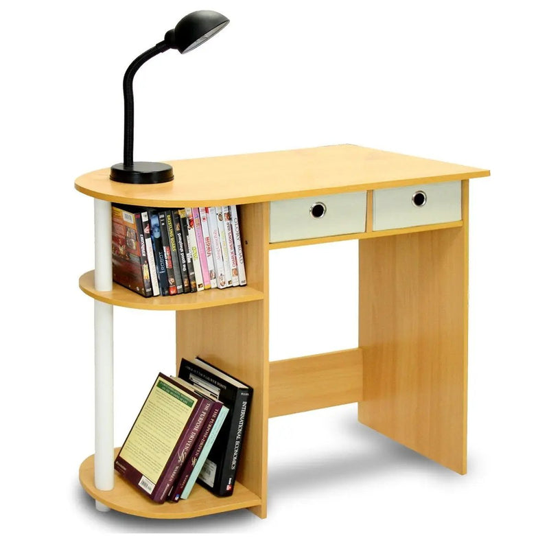 Home Office Laptop Computer Desk Table in Beech Ivory by HomePacific