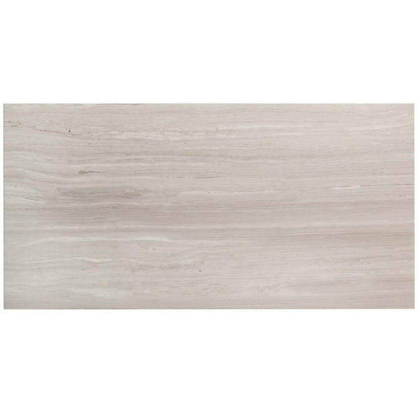 Sample-Wooden Grey 12x24 Honed Field Marble Tile (5 pack, 10 sq ft/case), photo 2 of 6