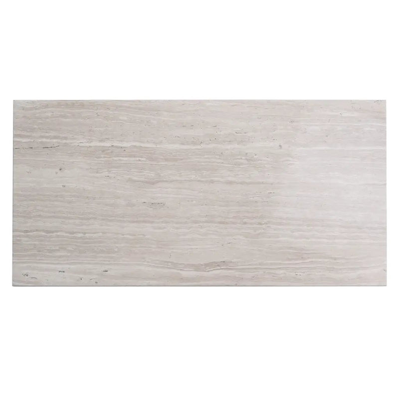 Wooden Grey 12x24 Polished Field Marble Tile (5 pack, 10 sq ft/case) by Apollo Tile