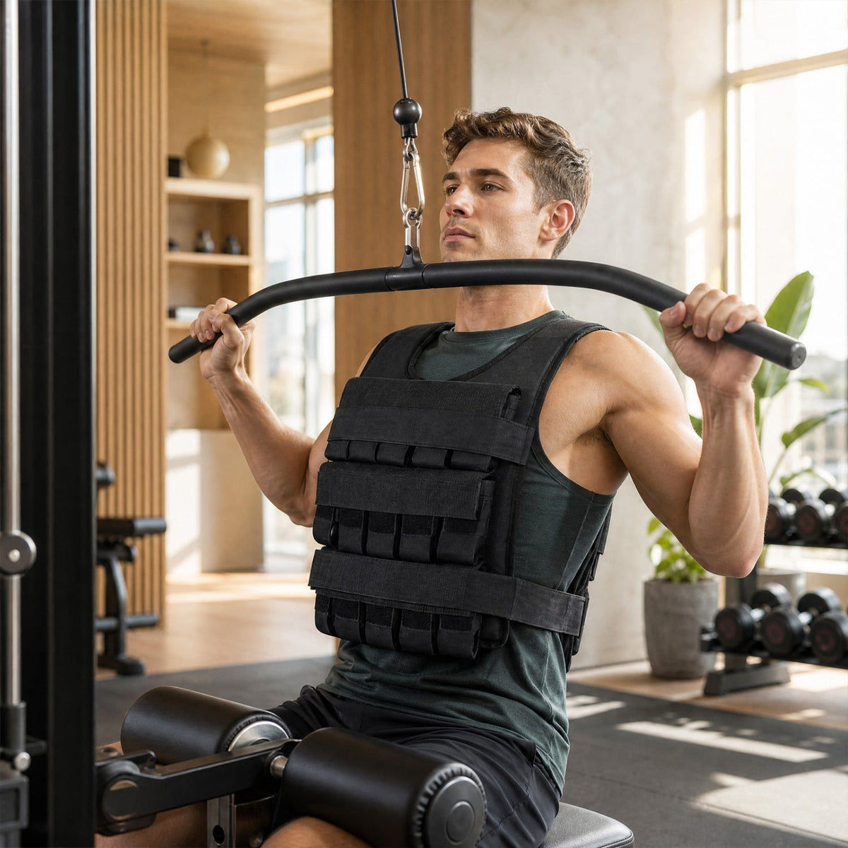 Adjustable Weighted Vest with Removable Iron Weights 44 lbs, photo 11 of 11