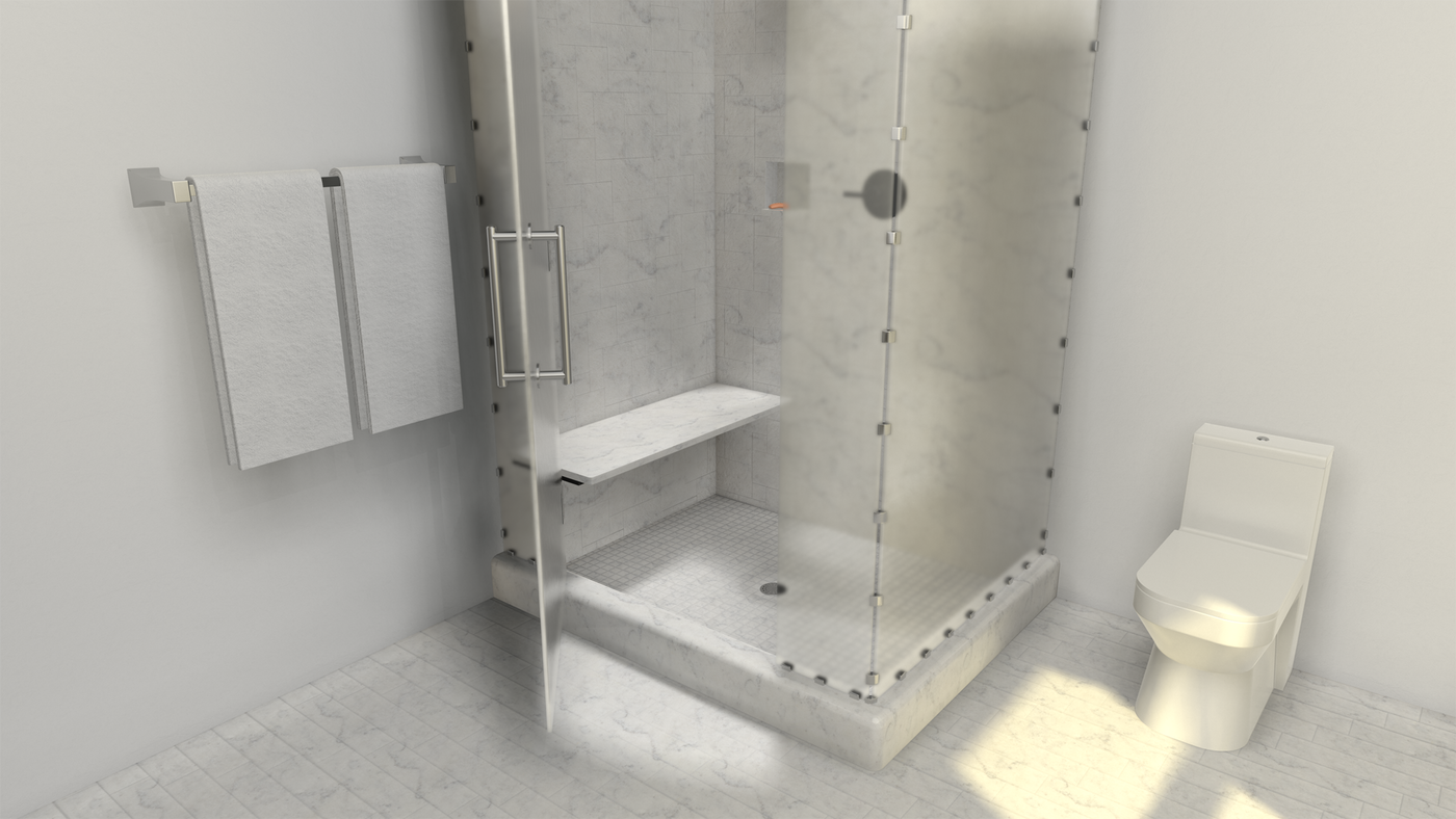 The Original™ Shower Bench Bracket® by The Original Granite Bracket