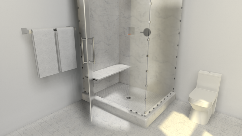The Original™ Shower Bench Bracket® by The Original Granite Bracket