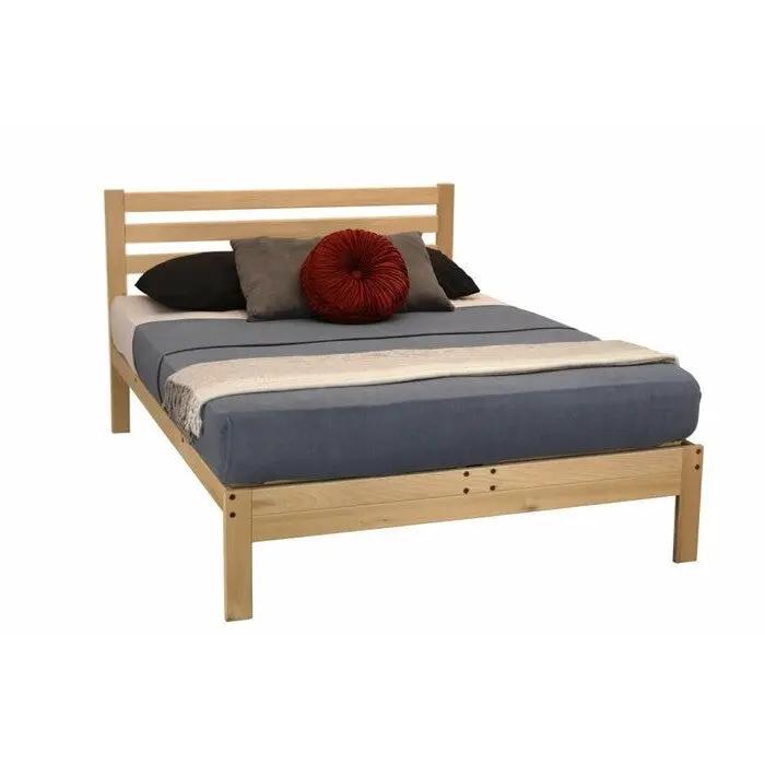 FarmHome Natural Platform Bed in Queen Size - Made in USA by HomePacific