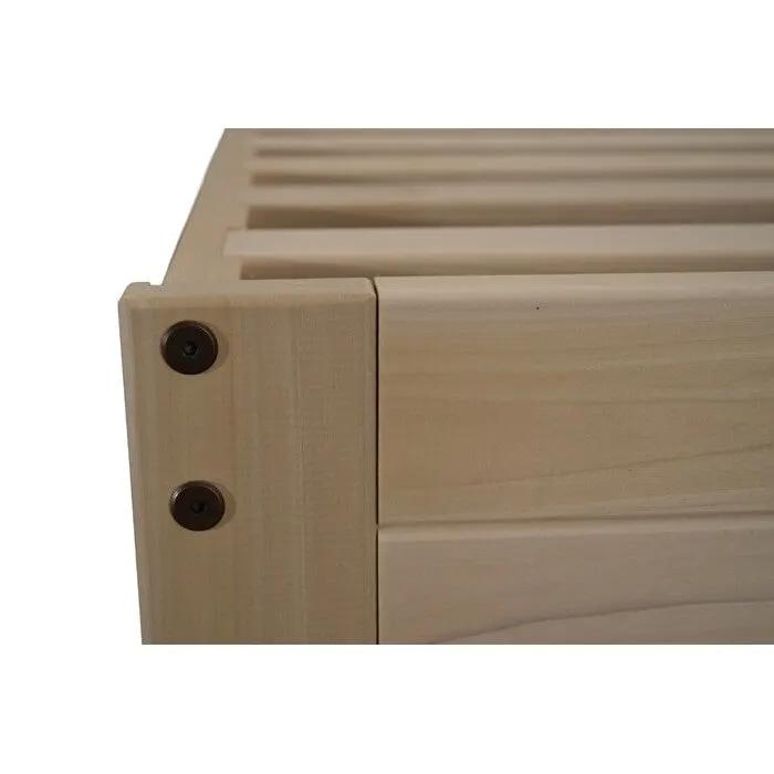 FarmHome Natural Platform Bed in Queen Size - Made in USA by HomePacific