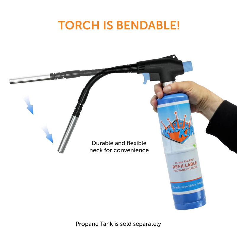 Flame King High Intensity Propane Torch Head with Bendable & Flexible Neck by Flame King Products