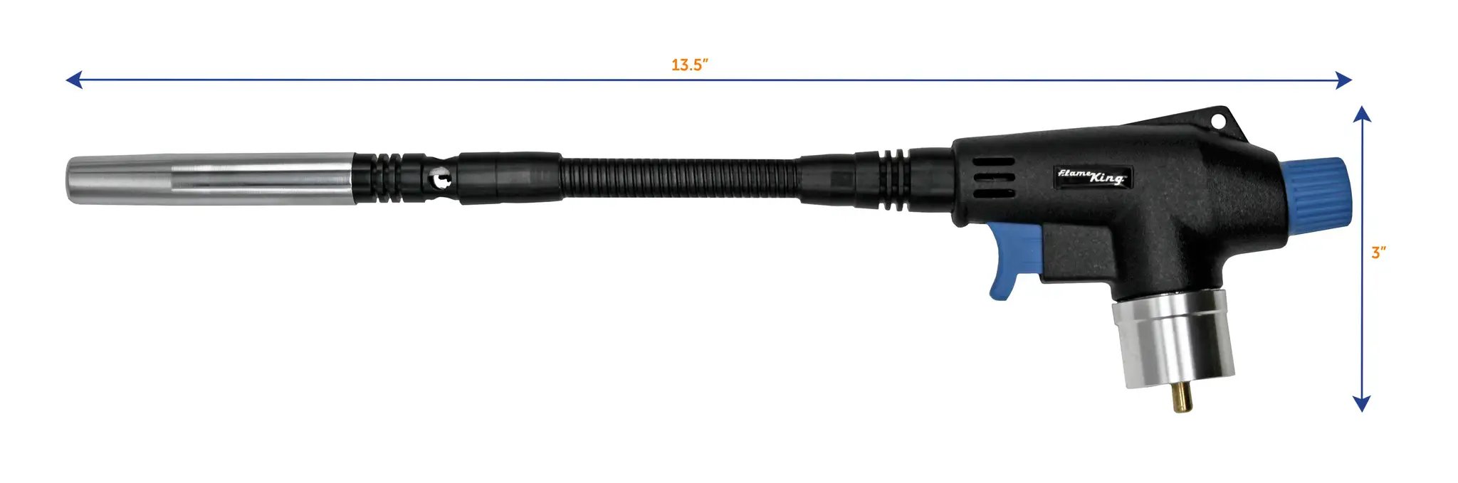 Flame King High Intensity Propane Torch Head with Bendable & Flexible Neck by Flame King Products