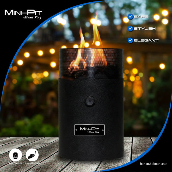 Flame King Smokeless Portable Mini Tabletop Fire Pit Dual Fuel Propane and Butane, photo 2 of 7