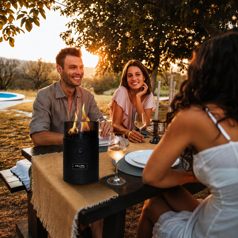 Flame King Smokeless Portable Mini Tabletop Fire Pit Dual Fuel Propane and Butane, photo 5 of 10