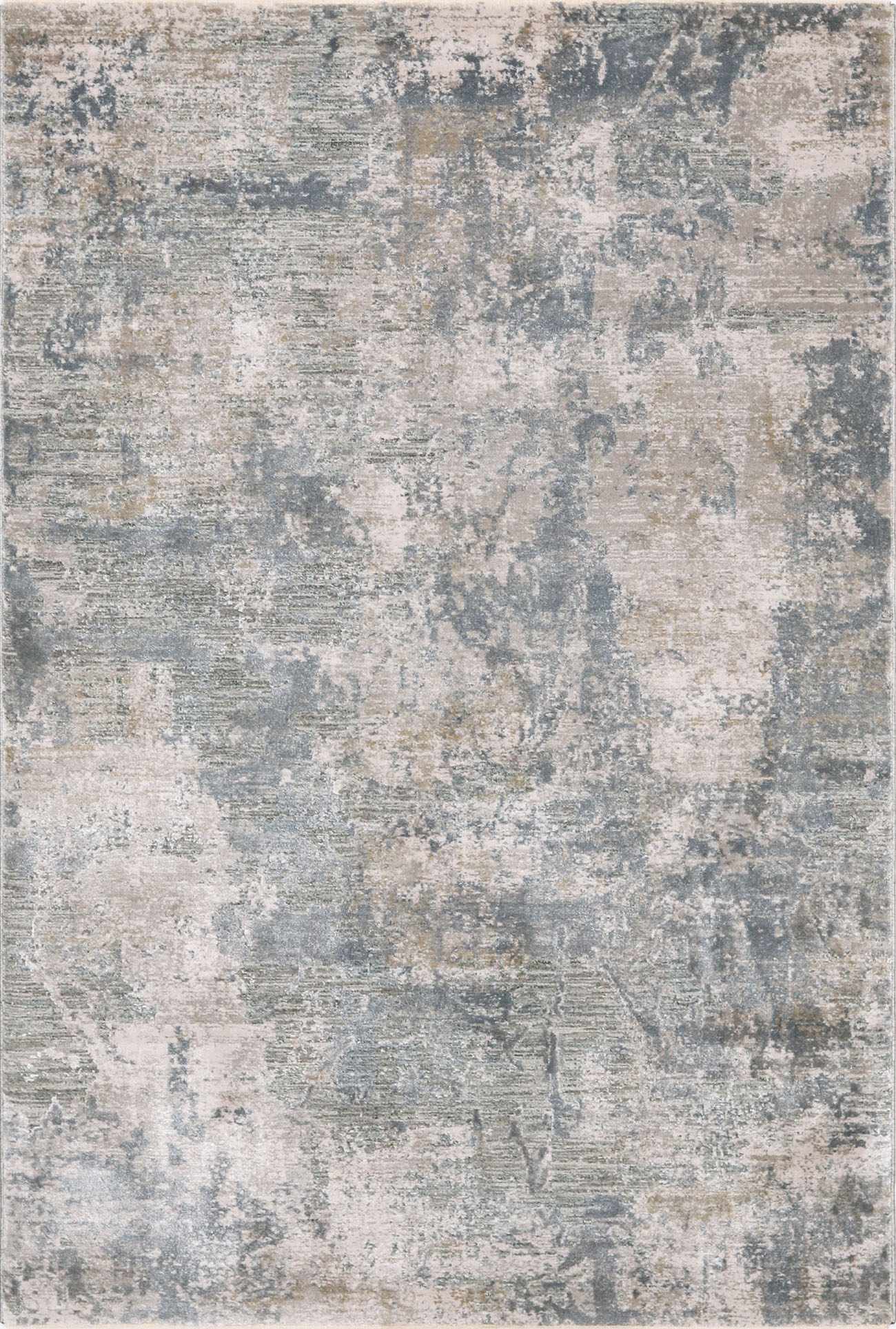 Fallin Gray Thick Luxe Abstract Striped Rug by Boutique Rugs