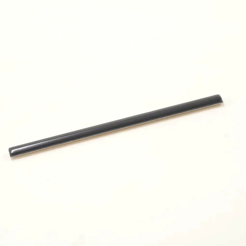 Jet Black 0.5x8 Glossy Ceramic Pencil Tile Trim (10 pack, 0.27 sq ft/case) by Apollo Tile