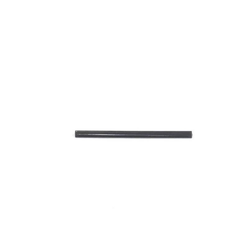 Jet Black 0.5x8 Glossy Ceramic Pencil Tile Trim (10 pack, 0.27 sq ft/case) by Apollo Tile