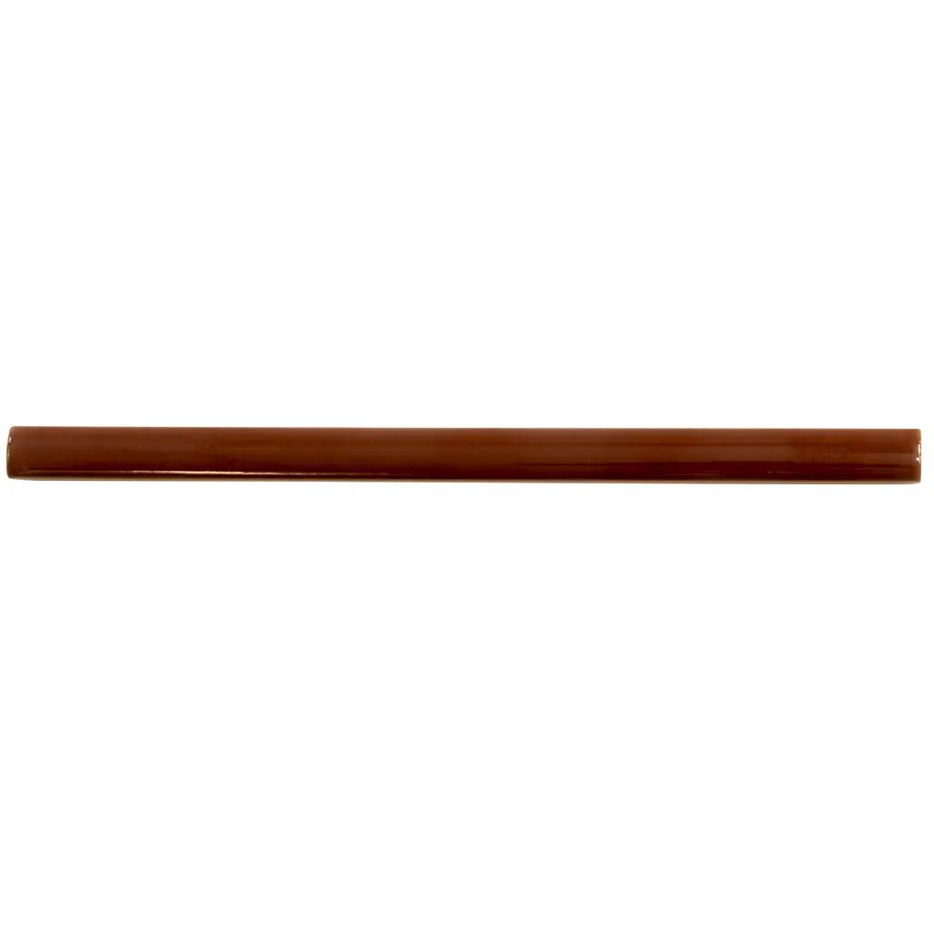 Caramel 0.5x8 Glossy Ceramic Pencil Tile Trim (10 pack, 0.27 sq ft/case) by Apollo Tile