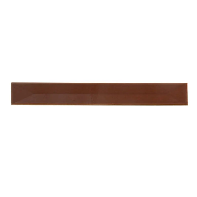 Caramel 2x16 Glossy Ceramic Deco Subway Tile (50 pack,10.76 sq ft/case) by Apollo Tile