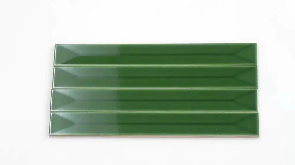 Forest Green 2x16 Glossy Ceramic Deco Subway Tile (50 pack,10.76 sq ft/case) by Apollo Tile