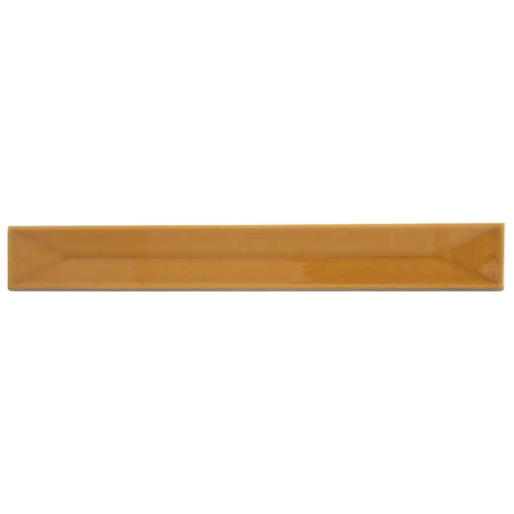 Honey 2x16 Glossy Ceramic Deco Subway Tile (50 pack,10.76 sq ft/case) by Apollo Tile